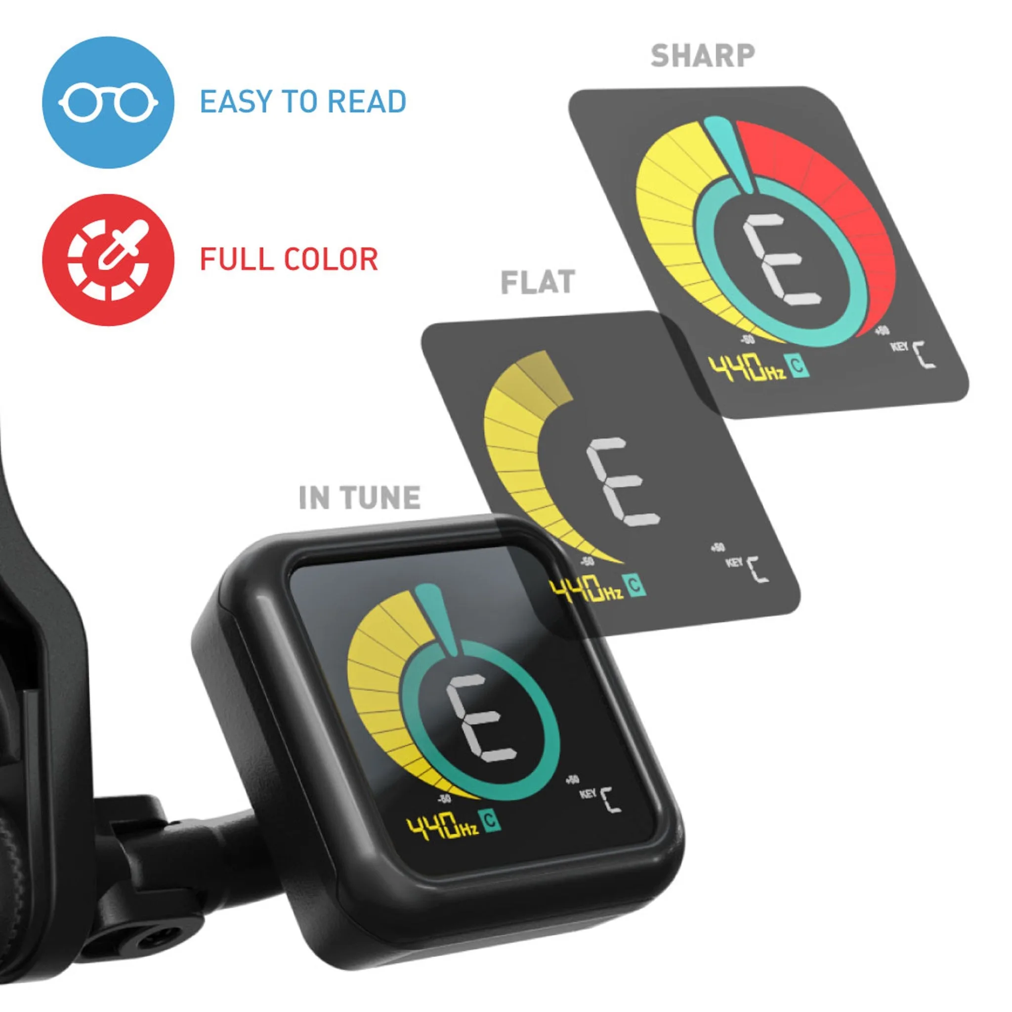 KLIQ UberTuner clip-on tuner